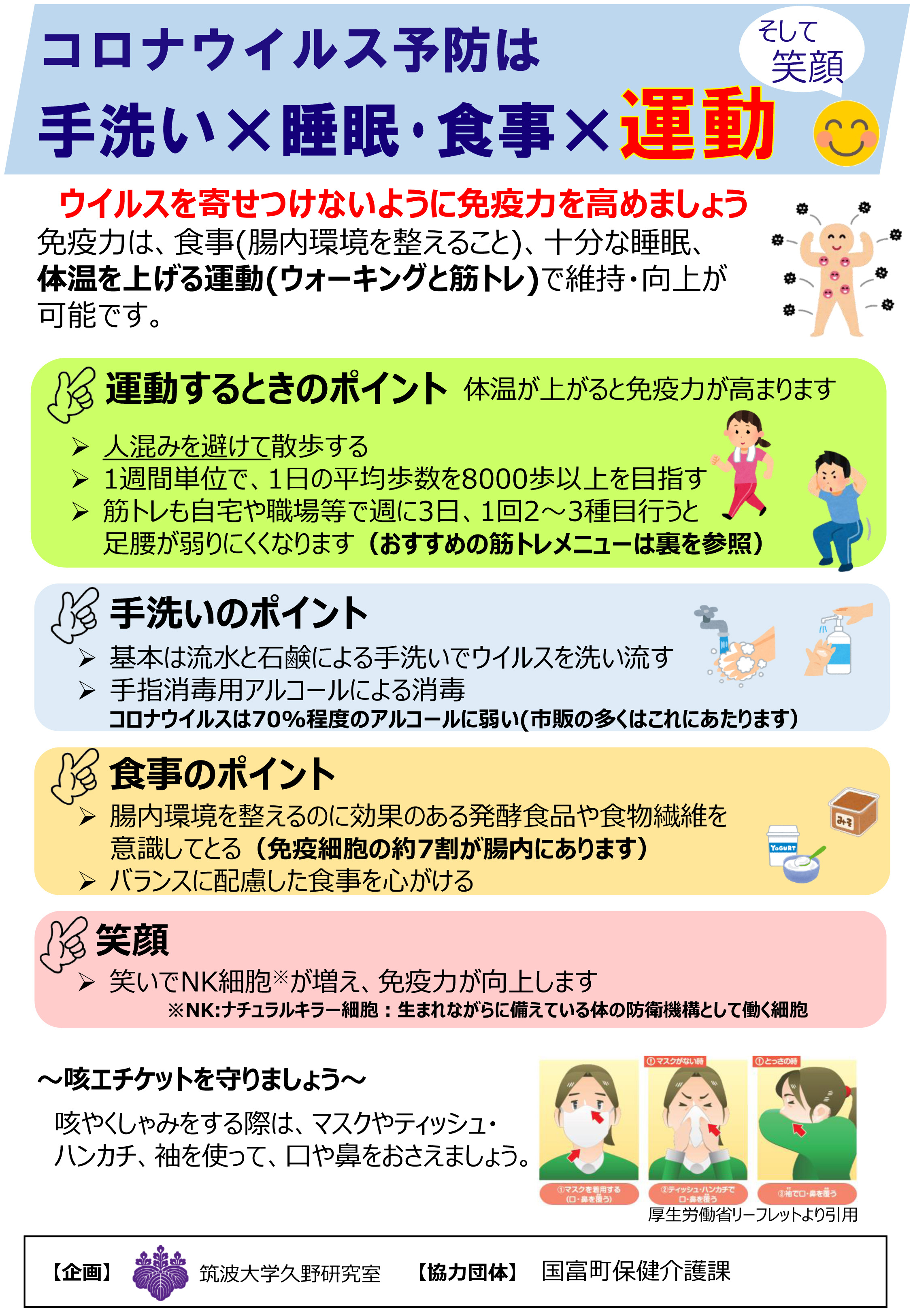 【国富町保健介護課】コロナウイルス予防は手洗い睡眠・食事運動20200310-1.jpg